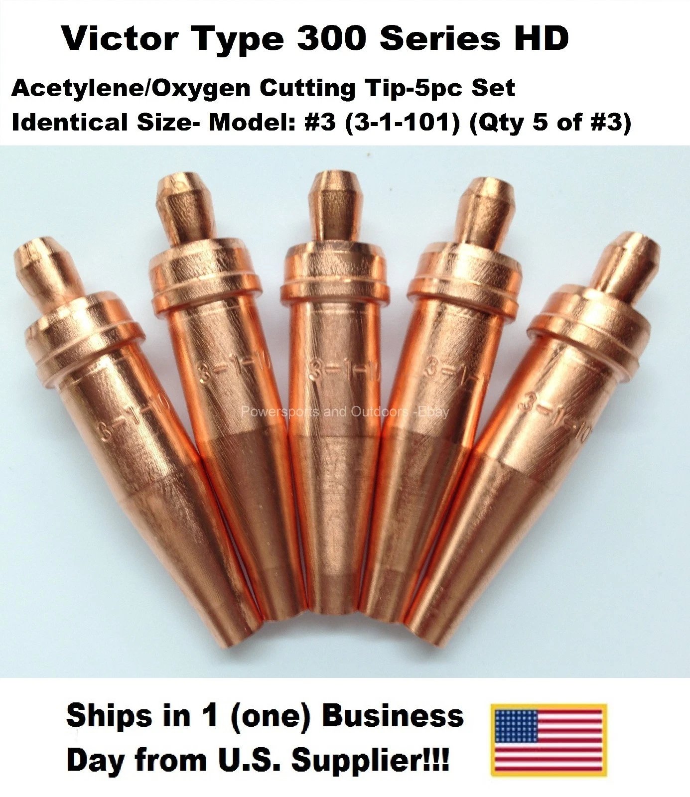 Cutting Torch Tips – Oxygen/Acetylene – Victor Type 300 Series – 1-101 ...