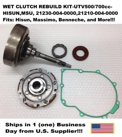 Wet Clutch Rebuild Kit – UTV 500 / 700cc – Hisun, MSU – 21230-004-0000 / 21210-004-0000