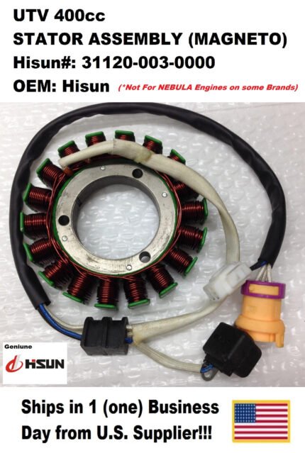 Stator Magneto – 31120-003-0000 – fits Hisun, Massimo, Supermach, QLink 400cc EFI UTV400