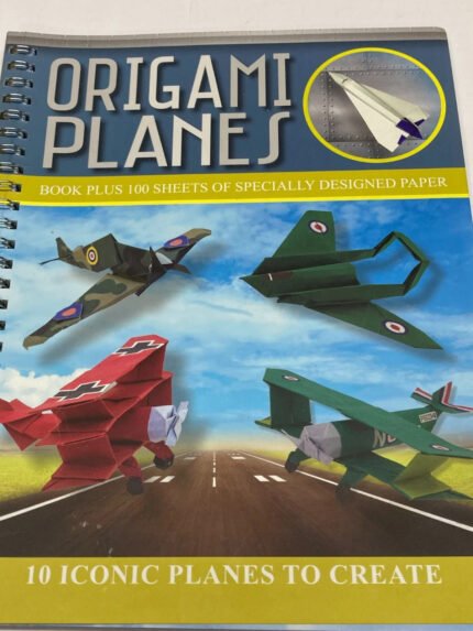 Origami Planes DIY Kit – 10 Iconic Planes to Create – with Instruction Book
