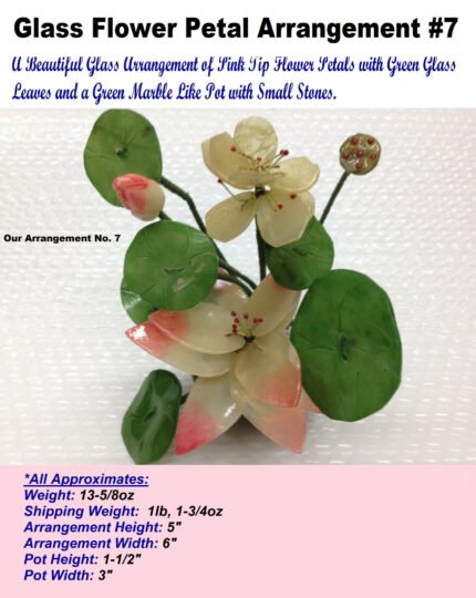 Decorative Glass Arrangement – Oriental – Mother’s Day Gift – Arrangement #7