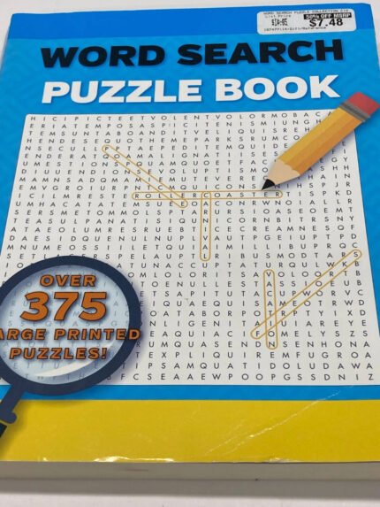 Word Search Puzzle Book – 375 Large Print Puzzles – ISBN 981-1-46545-303-7