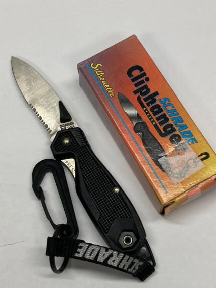 Schrade CH3S Silhouette Cliphanger Knife – NOS – Box, Strap