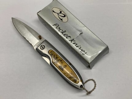 Folding Pocket Knife – Cobra Inlay – RA7037SSN