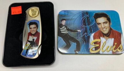 Elvis Presley Commemorative Knife – Tin Case – EPCKT