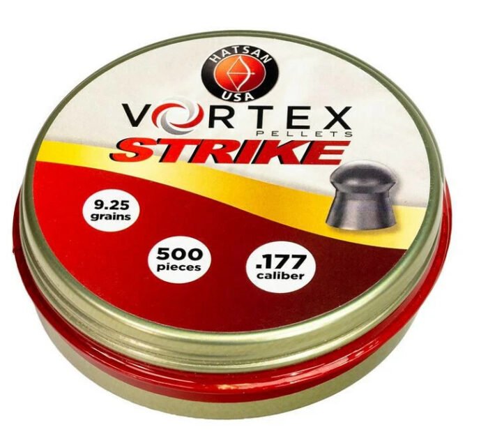 Vortex Strike .177 cal 9.25 gr Dome Point Pellets – 500 pc – for Air ...