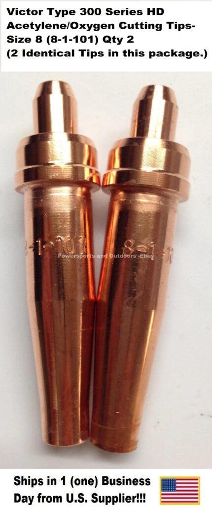 Cutting Torch Tips – Oxygen/Acetylene – Victor Type HD 300 Series – 1101-8 – 2 pc