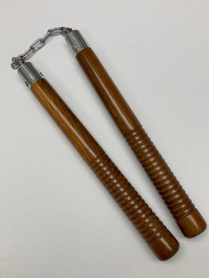Round Brown Nunchukas