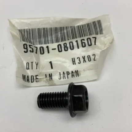 Genuine Honda OEM Flange Bolt, 8 × 16 mm – 95701-0801607